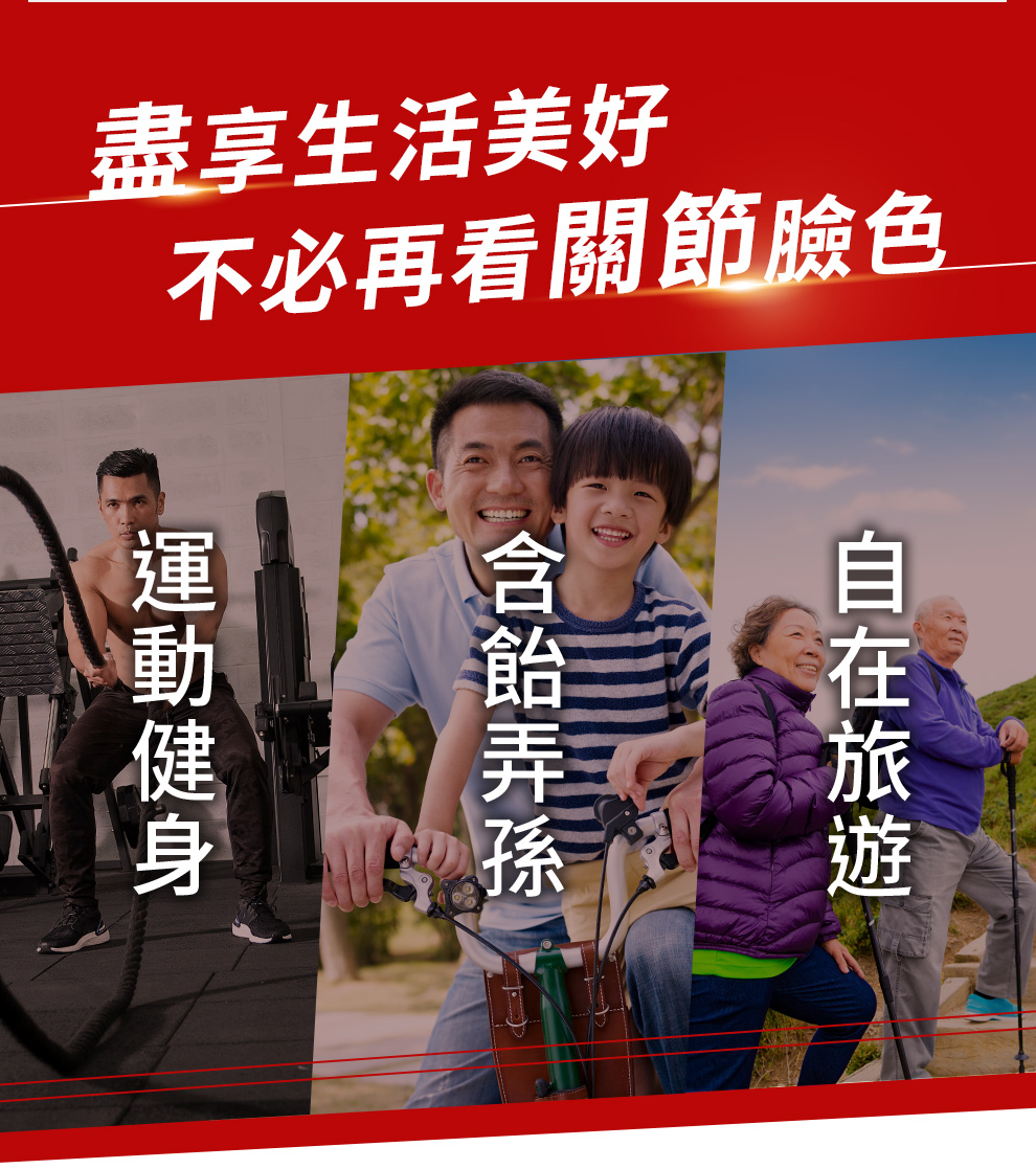 多項世界專利修補關節傷害