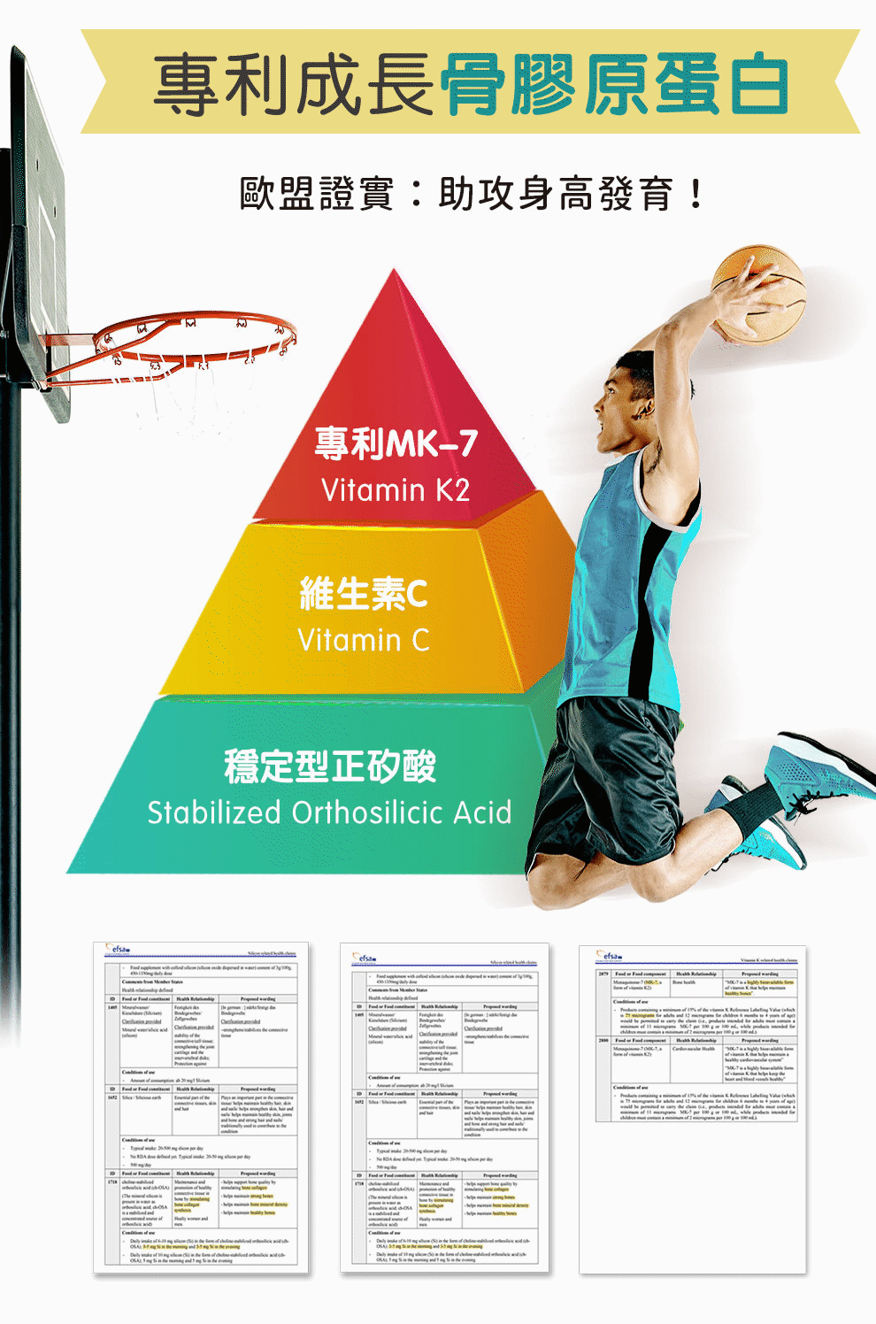 骨膠原蛋白+骨骼成長礦物質