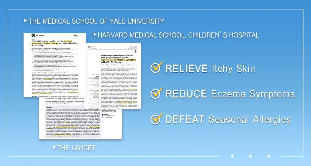 醫學期刊、臨床證實有效改善濕疹，舒緩癢感